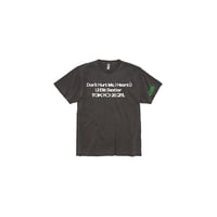 DISTRESSED LOGO Garment Dye S/S Tee (SUMI x WHITE)