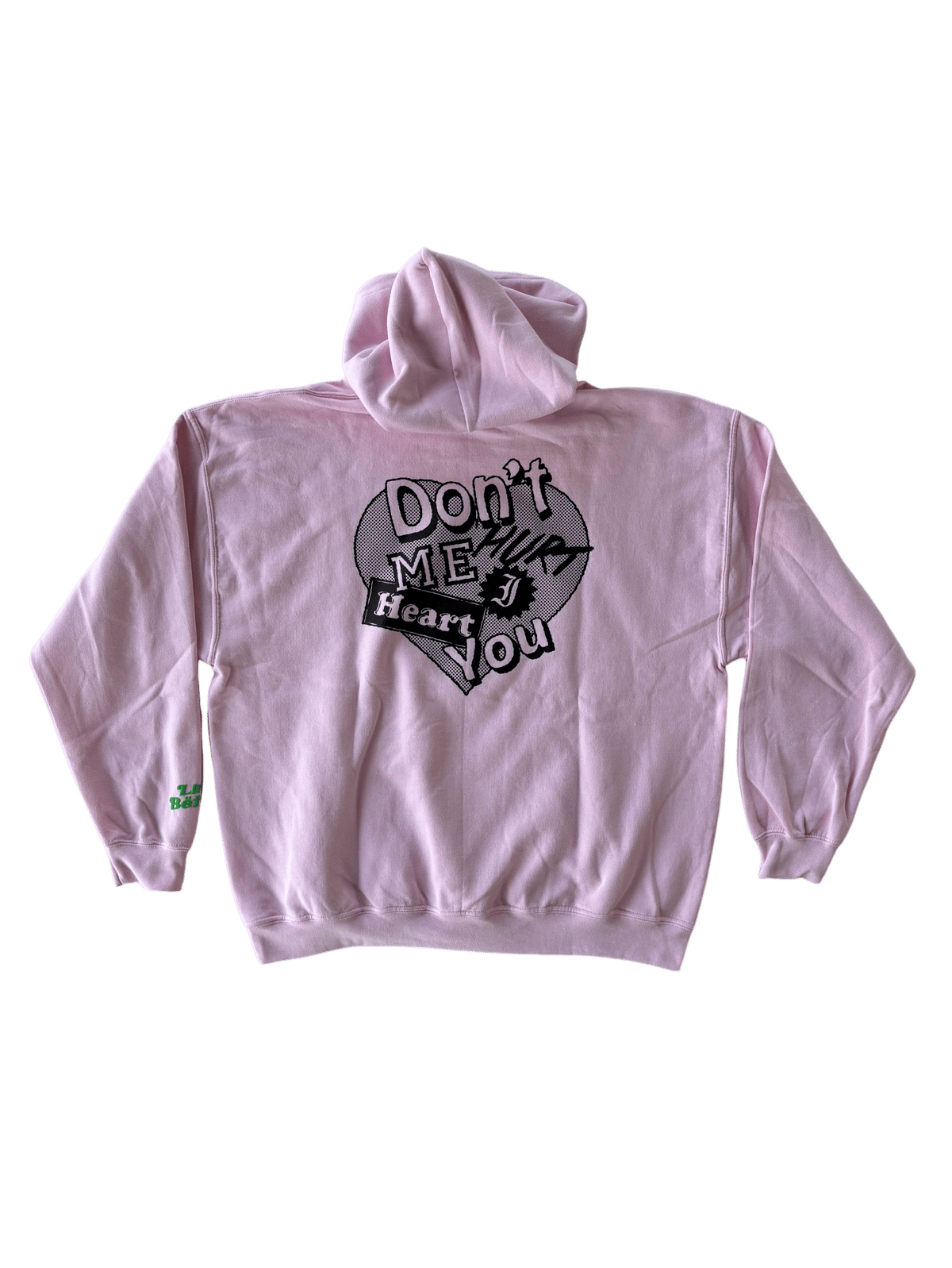 DHMIHY ❤︎ HOODY (BABY PINK x BLACK) | Lil Bit B