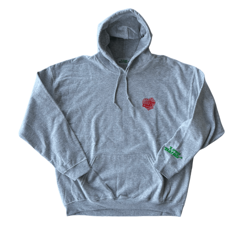 DHMIHY ❤︎ HOODY (ASH x RED) | Lil Bit Better