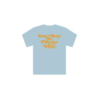 【72H LIMITED】 LBB PUFF LOGO S/S TEE (BABY BLUE x ORANGE)