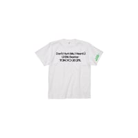 DISTRESSED LOGO Garment Dye S/S Tee (Vintage WHITE x BLACK)