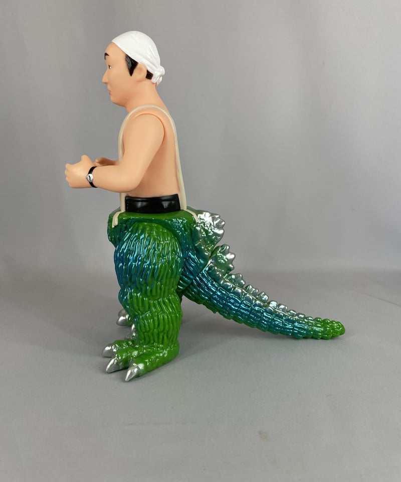 中島春雄ソフビM1号ブルーメタリックゴジラブルマァク
