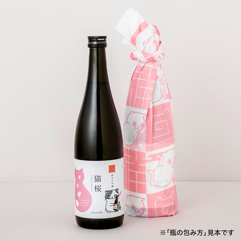 Azuma-no-fumoto Shuzo × LLAC」 Sake Nekozakura（