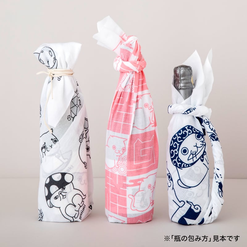 手ぬぐいズボン♡新作入荷 Azuma-no-fumoto Shuzo × LLAC」 Sake Nekozakura（