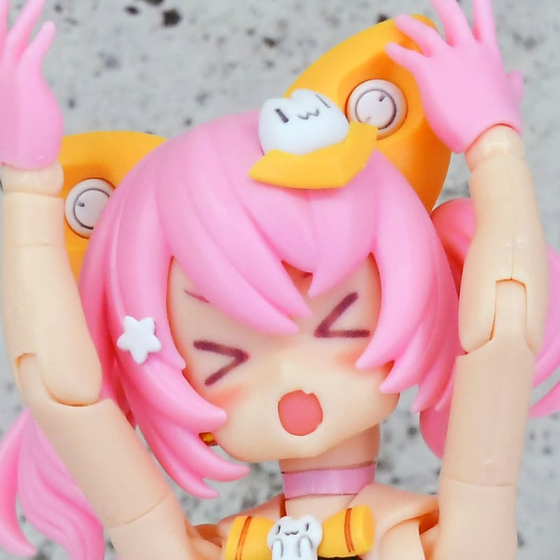 メガミデバイス　プニ⭐︎モフ　ラン　hyena フェイスパーツセット メガミデバイス プニ⭐︎モフ ラン hyena フェイスパーツセット