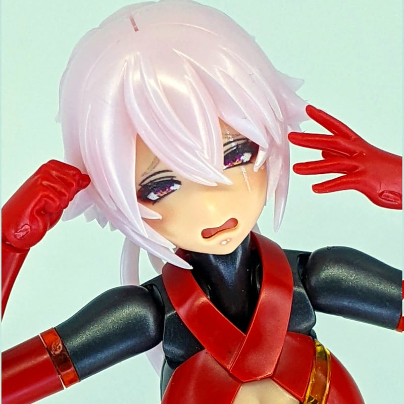 フェイスパーツセット メガミデバイス 皇巫 スサノヲ 紅蓮 | Suvenia