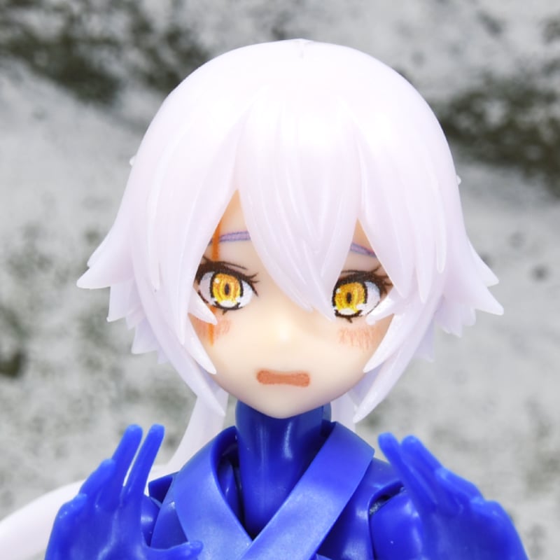 フェイスパーツセット メガミデバイス 皇巫 スサノヲ 蒼炎 | Suvenia