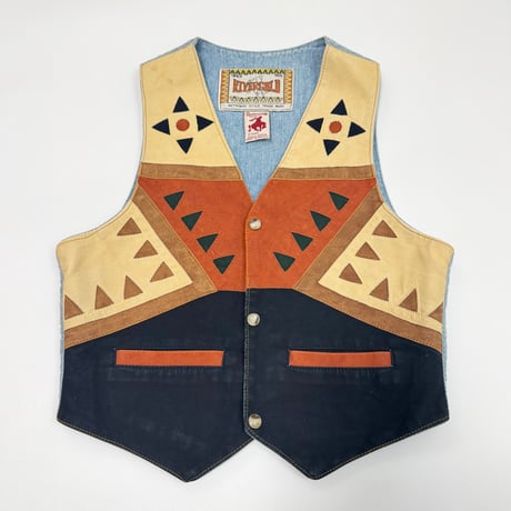 Cowboy leather vest 110