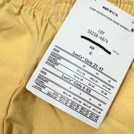 Levi's girl shorts 100-110