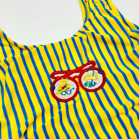 Yellow stripe swimwear 100〜105
