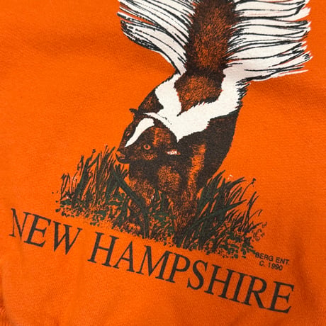 Orange skunk sweat 100-110