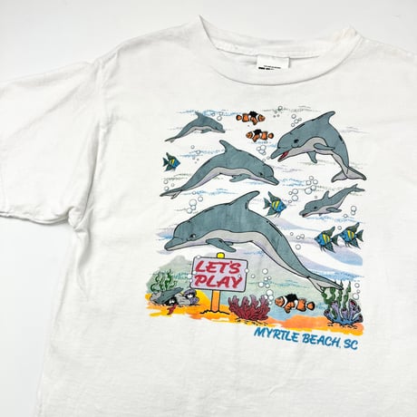 Dolphin graphic Tee 160〜mom