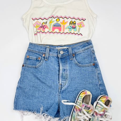 Vintage African tank top 130
