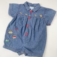 Denim car rompers 60
