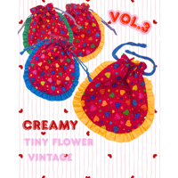 Heart pouch ❤️vtg fabric