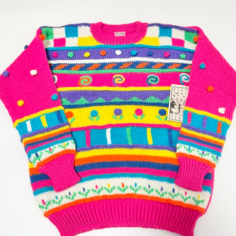 Vintage Hand knit sweater 150