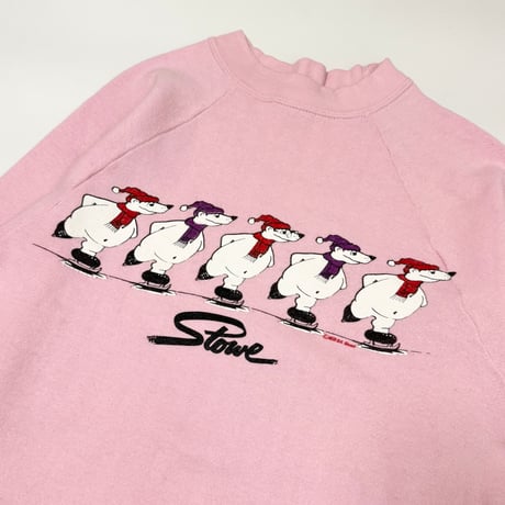 80's Vintage Sweat pinkskate 130-140