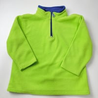 Green half-zip fleece 110