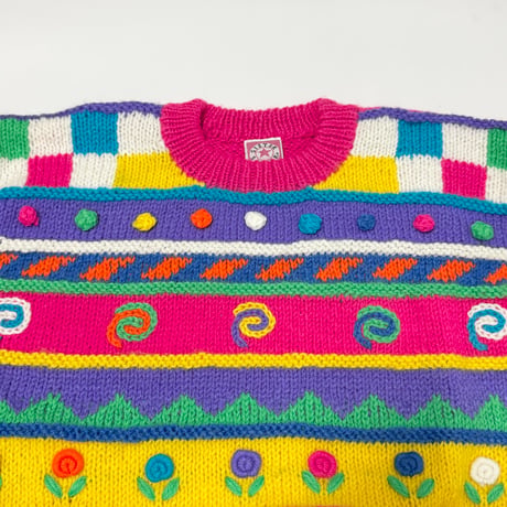 Vintage Hand knit sweater 150
