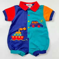 Gymboree colorblock rompers 70