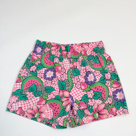 Flower&fruits shorts 130