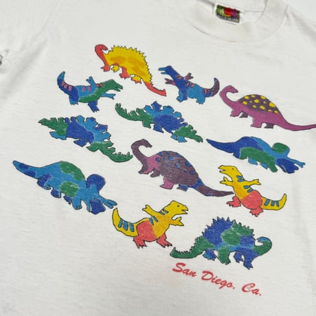 Vintage Dino funny Tee 140