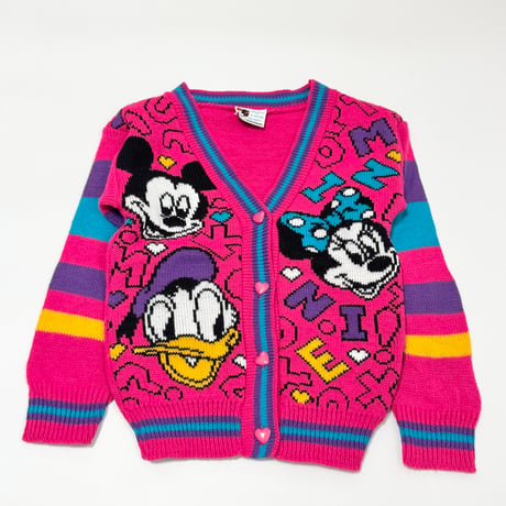 90's Vintage Disney PinkCardigan 120