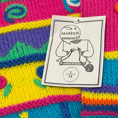 Vintage Hand knit sweater 150