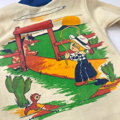vtg cowboy tops 80