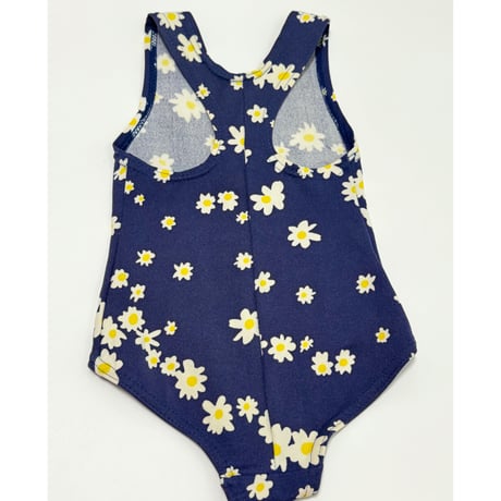 Navy flower swimwear 70-80