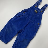 【B品】Oshkosh overall Blue corduroy 90