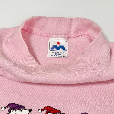 80's Vintage Sweat pinkskate 130-140