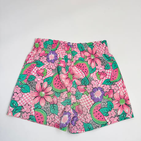 Flower&fruits shorts 130