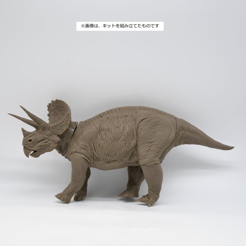 トリケラトプス 1/20 ソフトビニール製組立キット DINOLAND レガシー 