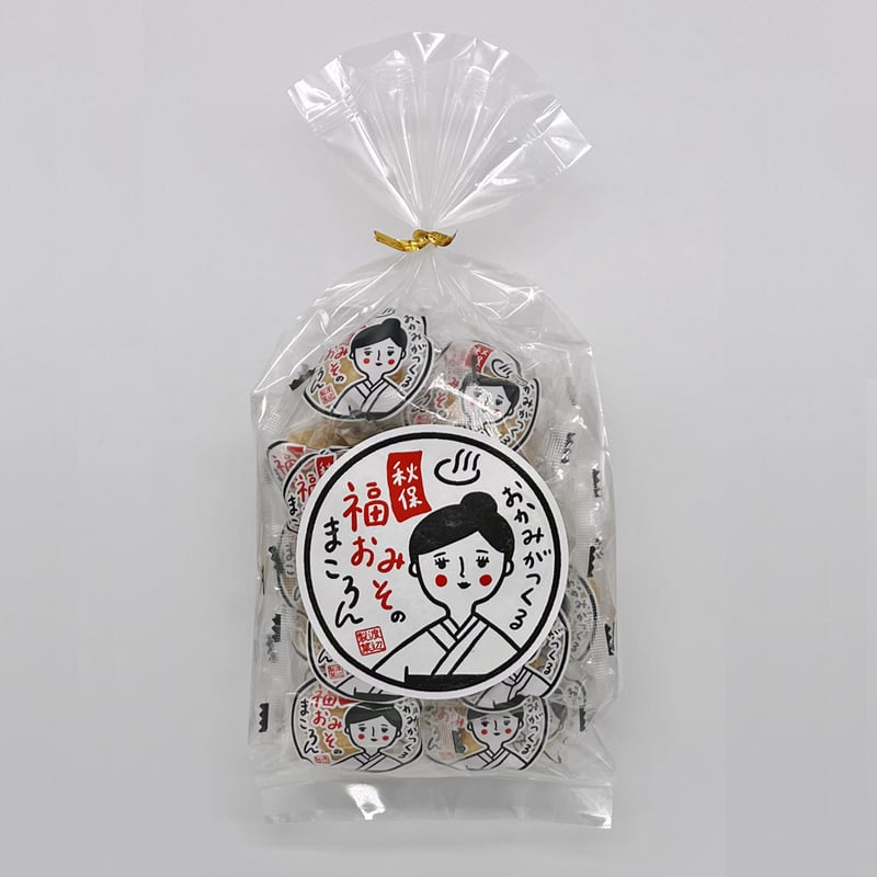 秋保福おみそ」のまころん（21個入） | 渡辺製菓オンラインショップ