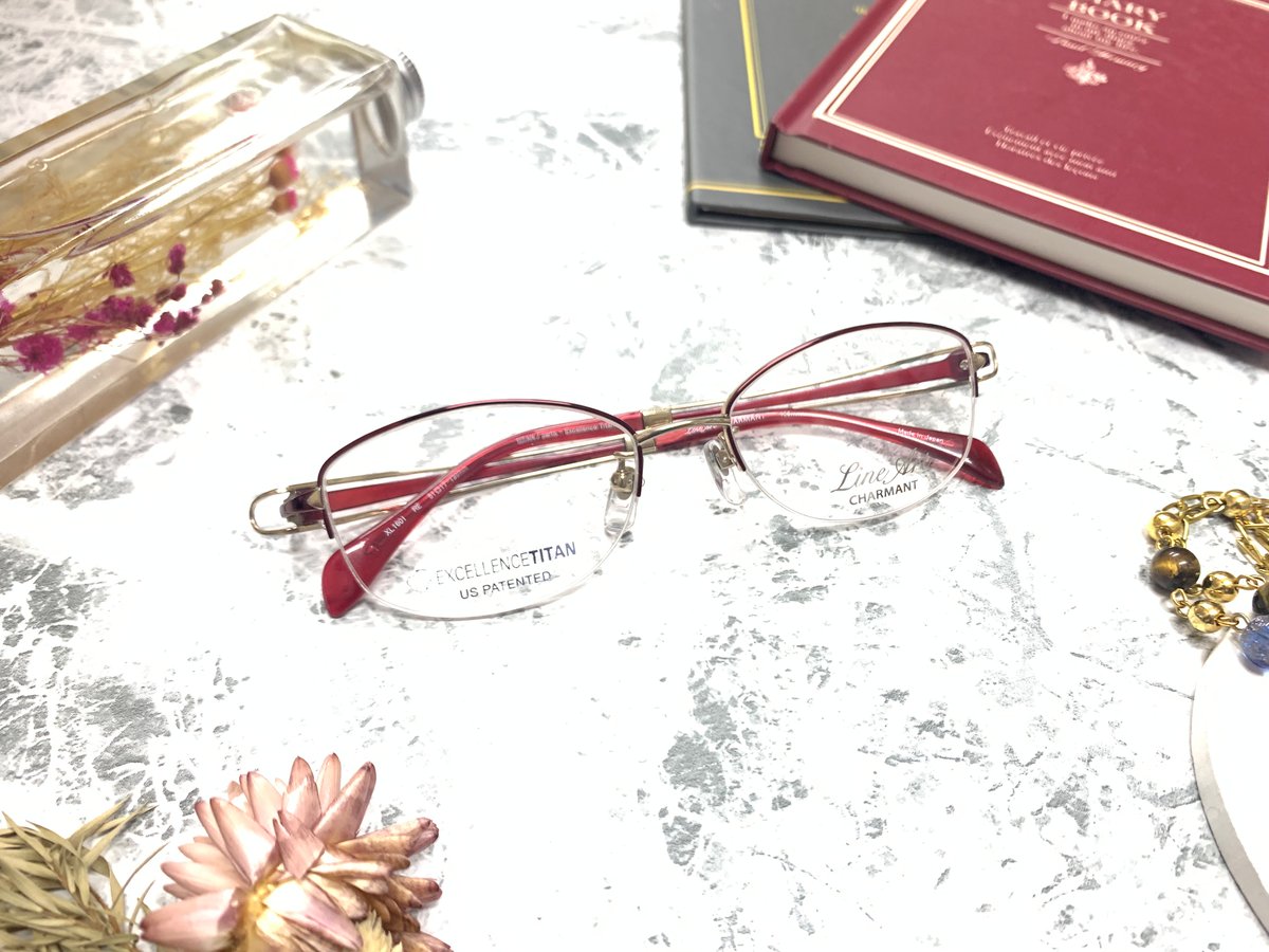 LineArt CHARMANT XL-1601/RE | メガネ工房 STORES店