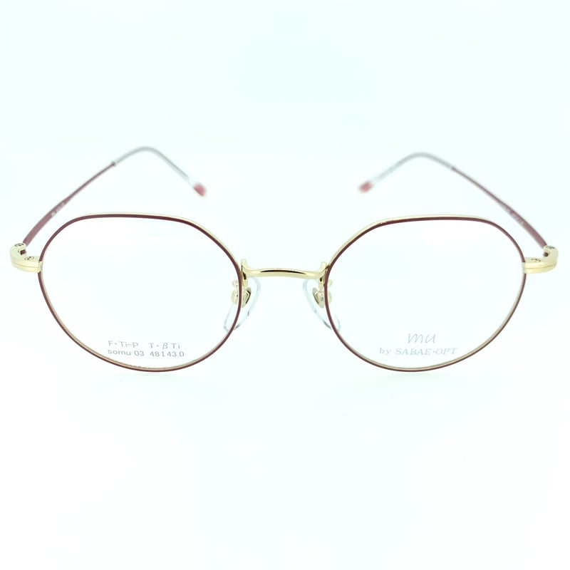 メガネの愛眼 鯖江製 Made in SABAE メガネフレーム 度付き GX by SABAE・OPT(サバエオプト) SOGX-01-C5ゴールド/マットブラック