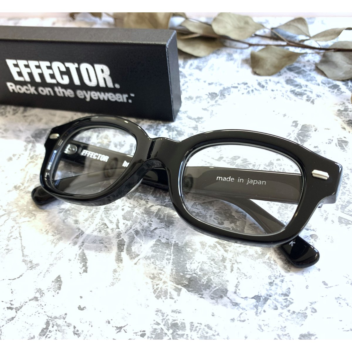 EFFECTOR border/BK | メガネ工房 STORES店