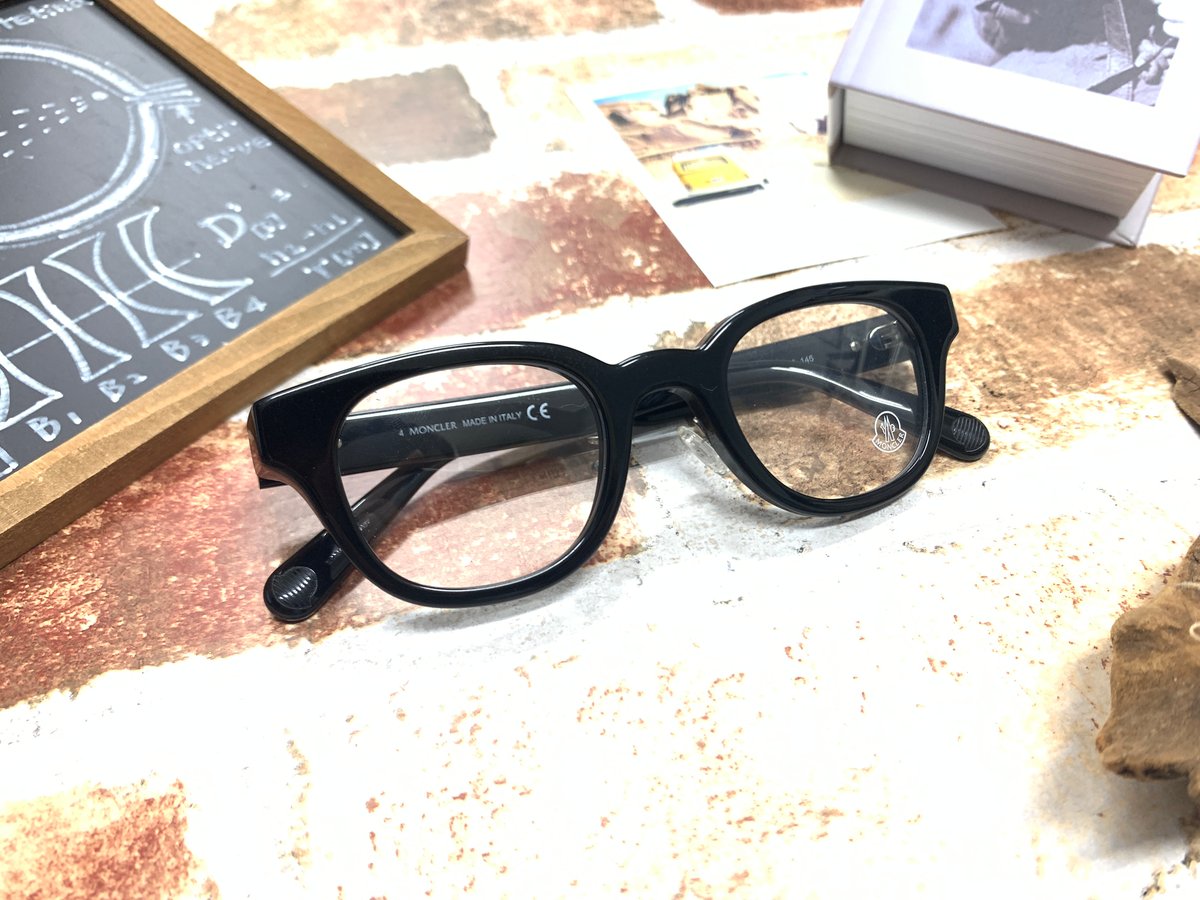 モンクレール MONCLER メガネ ライトグレー クリア 怠け ML5157 未使用