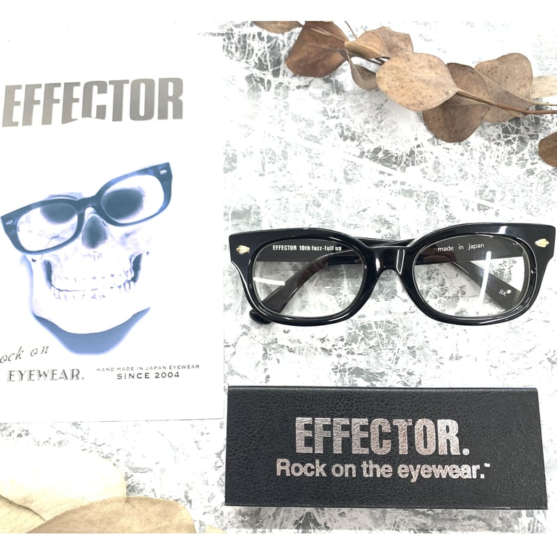 超美品 effector fazz full up ブラック bk サングラス EFFECTOR エフェクター メガネ サングラス fuzz full up ファズ