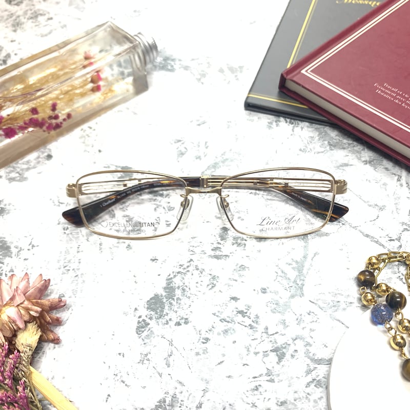 Line Art Charmant メガネ(度あり)。美品。 楽天市場】ラインアート シャルマン メガネ LineArt xl 1843 gr 48