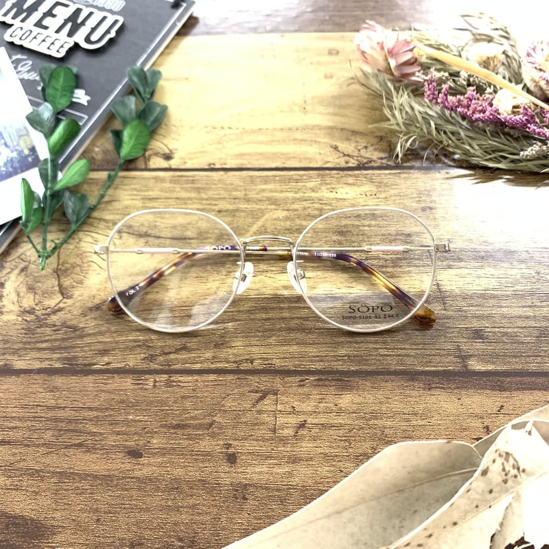 SOPO 眼鏡 SOPO(ソポ) メガネ SOPO-5107 【col.2 ワイン/ピンク