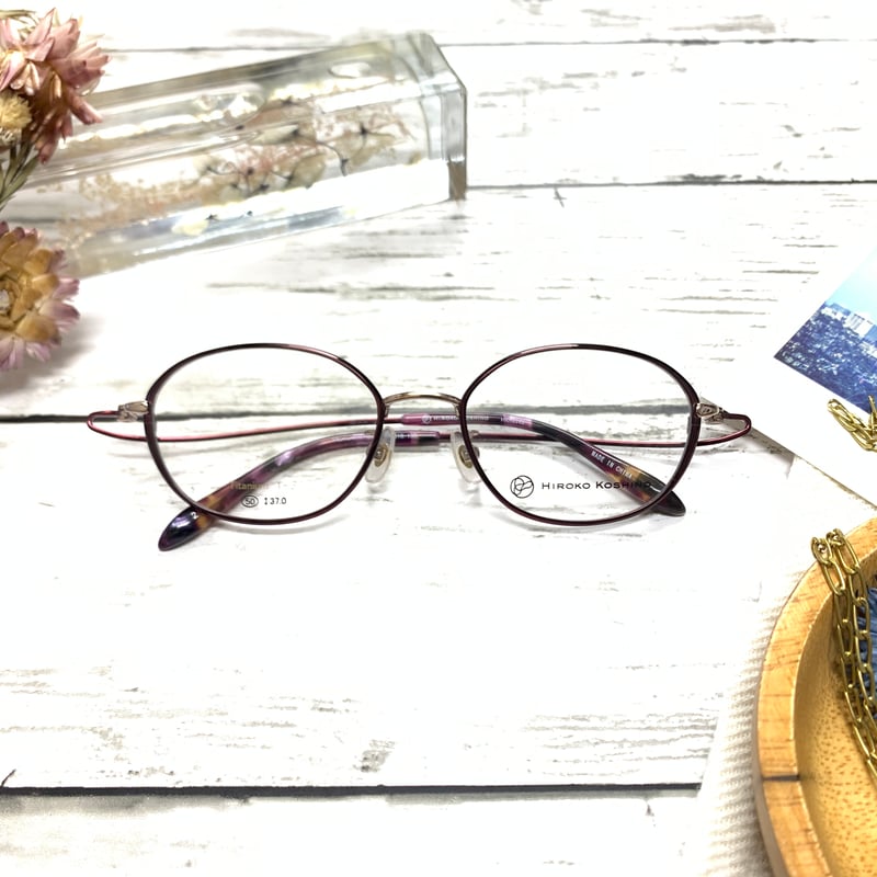HIROKO KOSHINO(ヒロココシノ)  メガネ  HK-1139  col.1  51mm  Titanium HIROKO KOSHINO HK-1146/2 | メガネ工房 STORES店