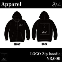 LOGO Zip hoodie