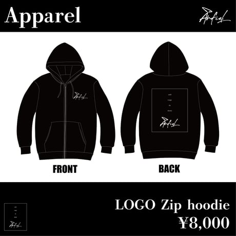 LOGO Zip hoodie