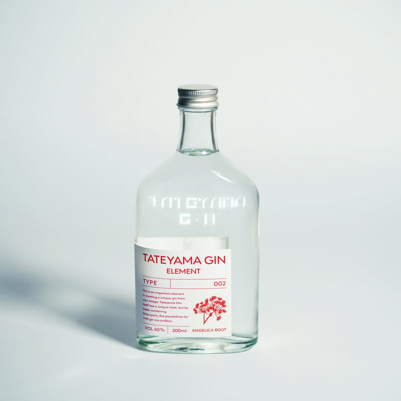 TATEYAMA GIN ELEMENT 002 アンジェリカルート | TATEYAMA GIN