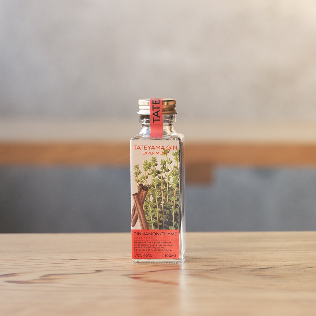 TATEYAMA GIN EXPERIMENT CINNAMON/THYME ---シナモン/