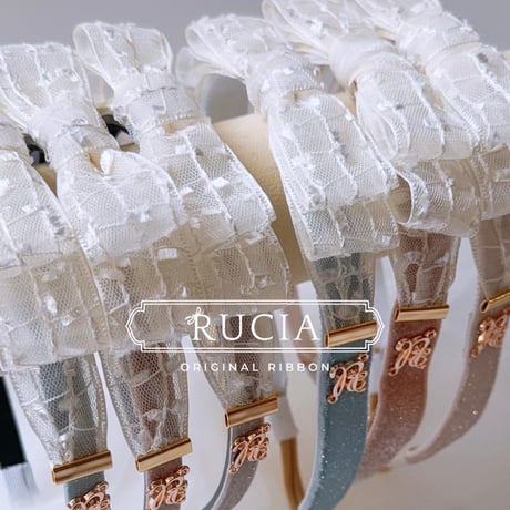 chiffon frill ribbon🧁🤍