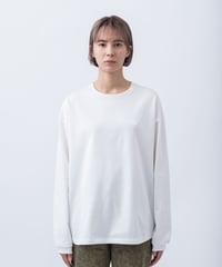 apon-t-002 / Organic Cotton L/S T-Shirts / White