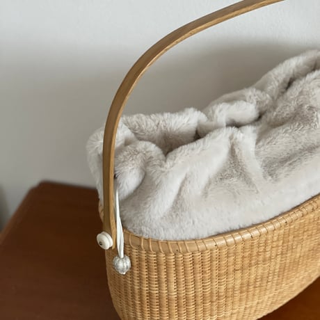 ミニナンタケットバスケット（黒檀）1インチ ナンタケットバスケット